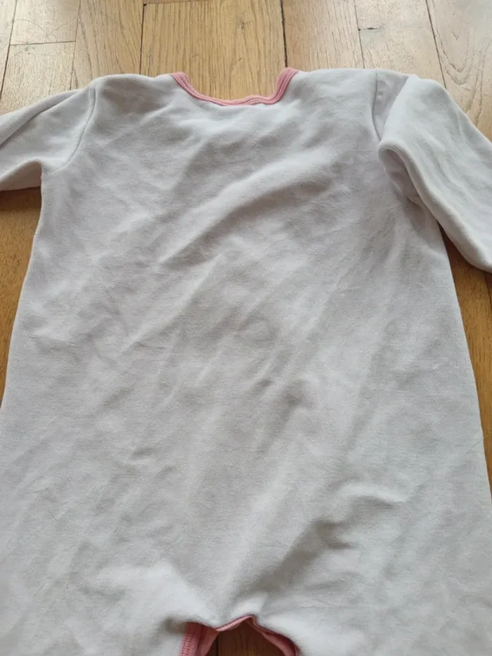 Lot 3 pyjamas grenouillère fille velours hiver, 1 pièce, Petit Bateau 24 mois - photo numéro 13