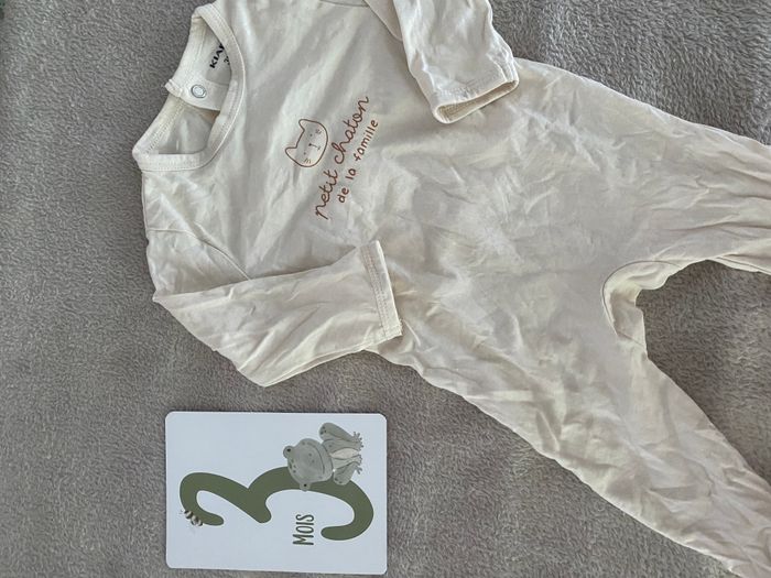 Lot de 3 pyjamas légers Kiabi – Taille 3 mois - photo numéro 4