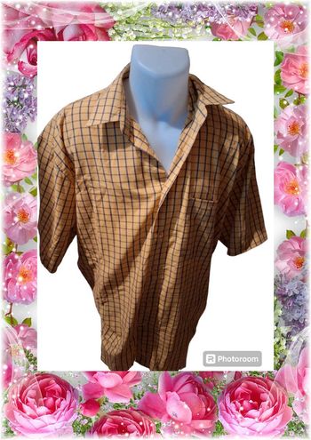 🌸💫Chemise manches courtes avec boutons pour homme 🌸💫