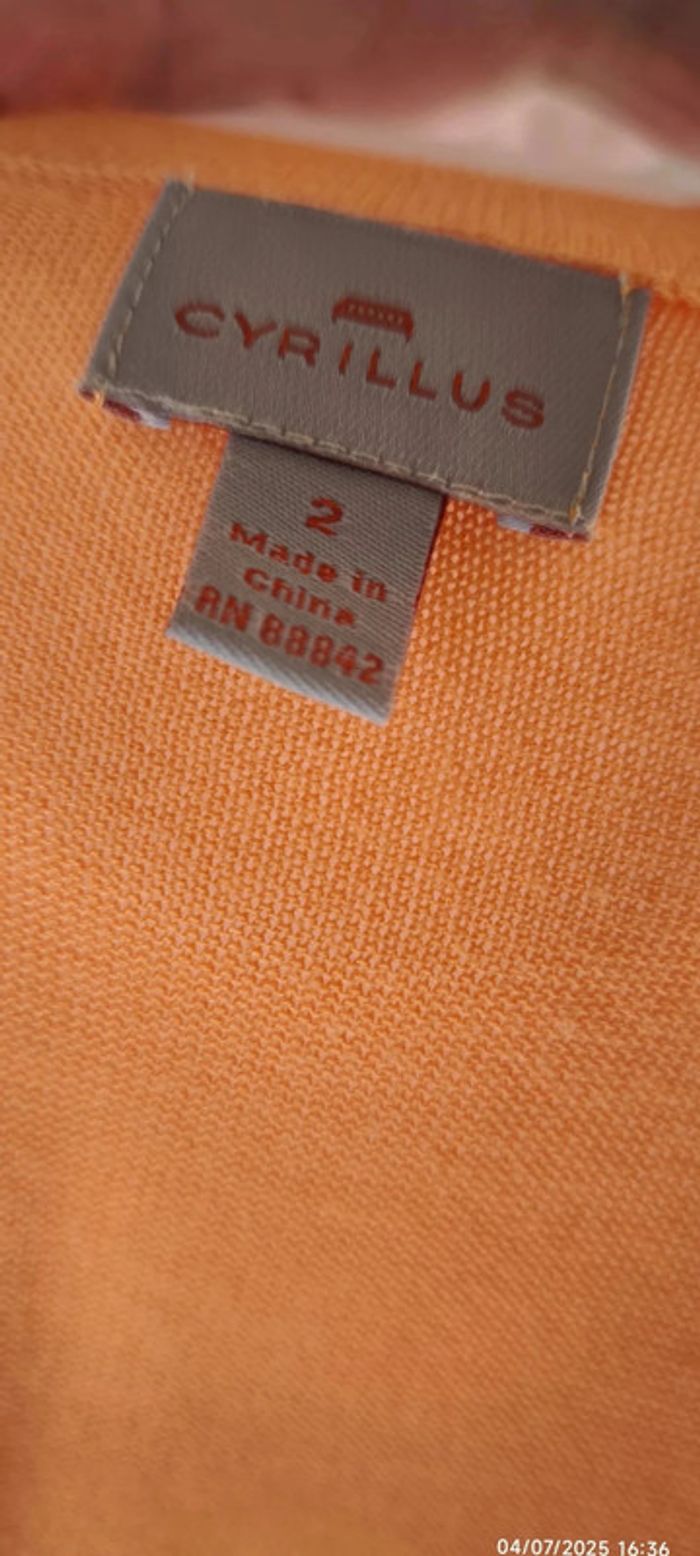 Débardeur Cyrillus Taille XXXS/2 Melon - photo numéro 5