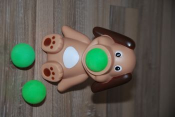 jouet de bain enfant tire balle animaux