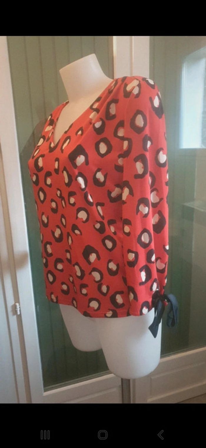 Morgan Joli top corail manches 3/4 T.38 - photo numéro 5