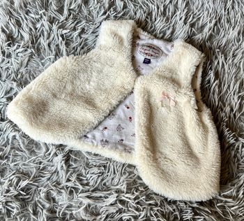 Gilet sans manches fourrure 