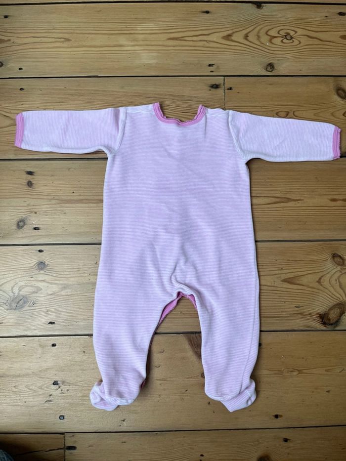 Lot de deux pyjamas une pièce velours bébé fille - photo numéro 7