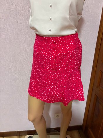 Jupe fuchsia 🌺 à pois Naf Naf - neuve