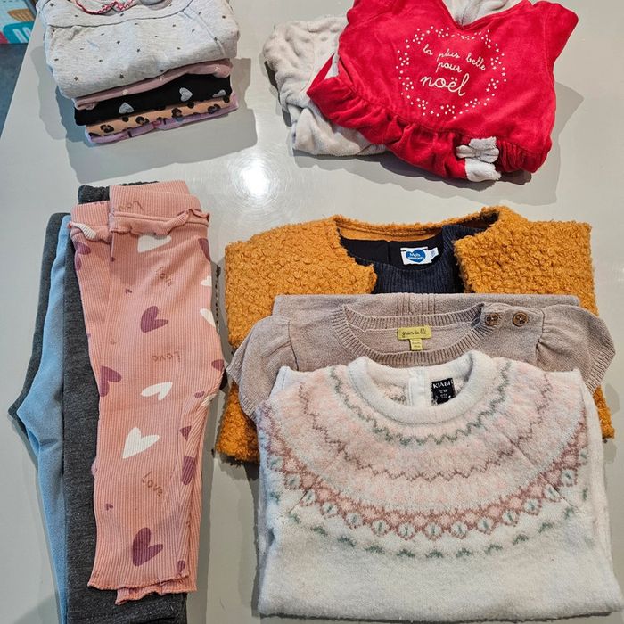Lot hiver fille 12 mois