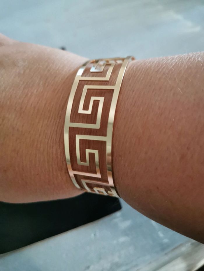 Bracelet femme motif grec - photo numéro 3