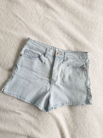 Short bleu claire femme 38