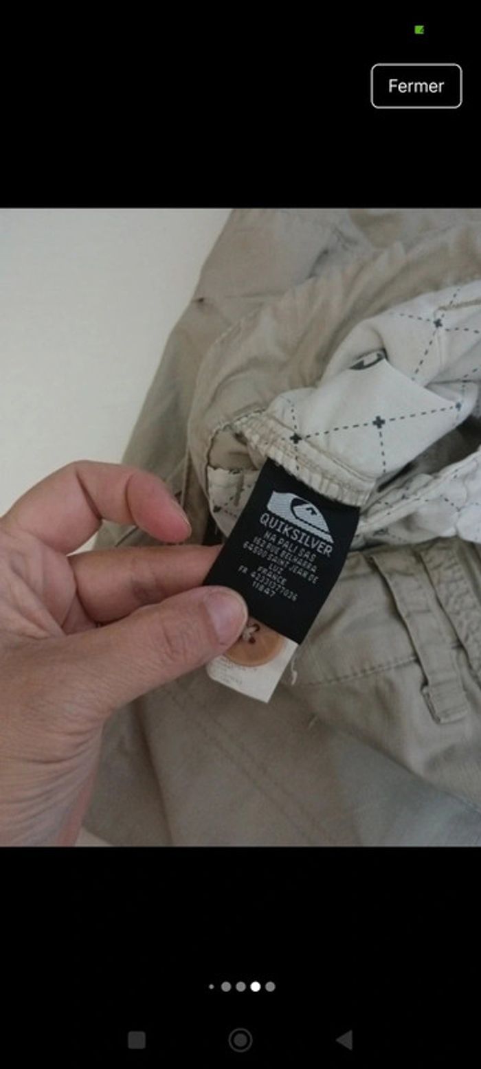 Pantalon jeans randonnée homme Quiksilver taille 46 jambes larges rétro vintage - photo numéro 11