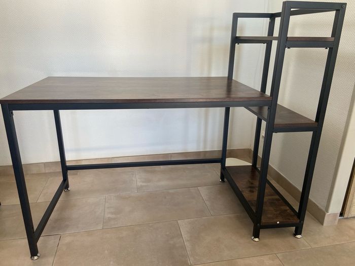 Bureau bibliothèque chic style industriel # design # tendance - photo numéro 3