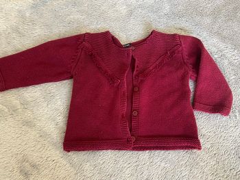 Gilet bordeaux