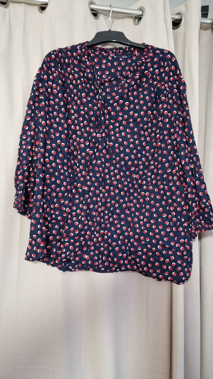 Blouse a pois