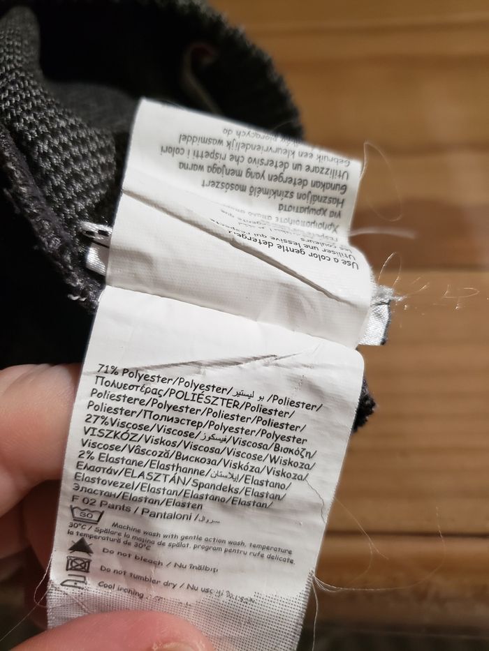 Pantalon décontracté noir gris - photo numéro 6