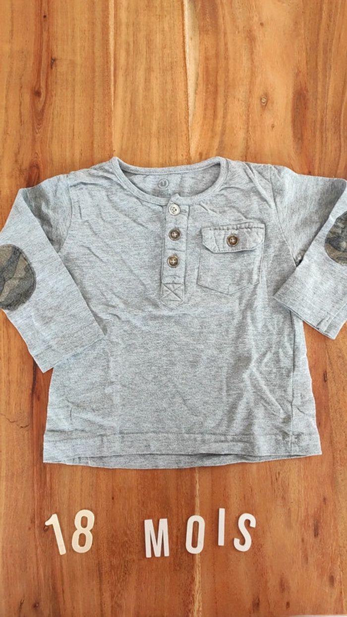 Tee short manches longues