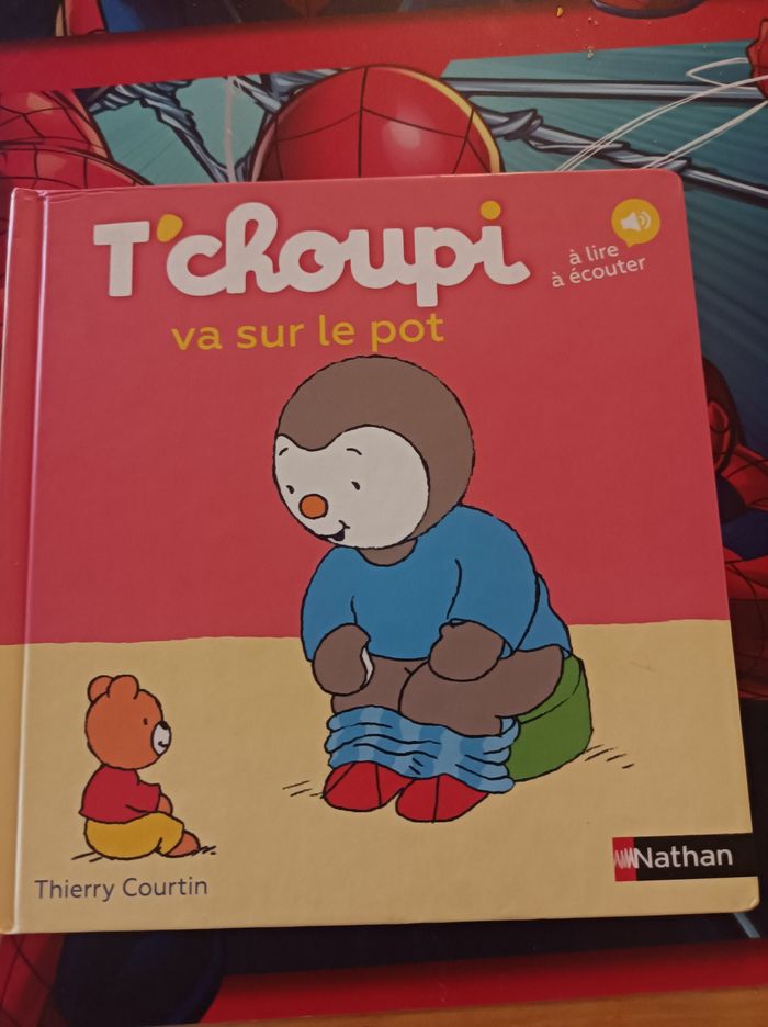 T'choupi va sur le pot