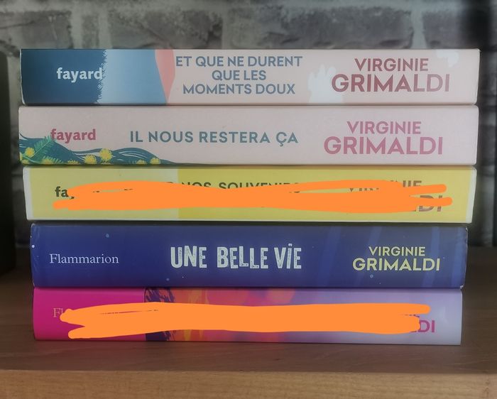 Lot de 4 romans de Virginie Grimaldi - photo numéro 3