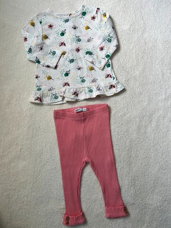 Ensemble t-shirt manches longues Gemo 12 mois