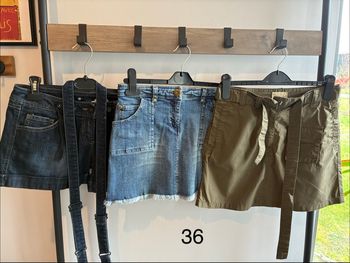 Lot jupes et short salopette été femme 