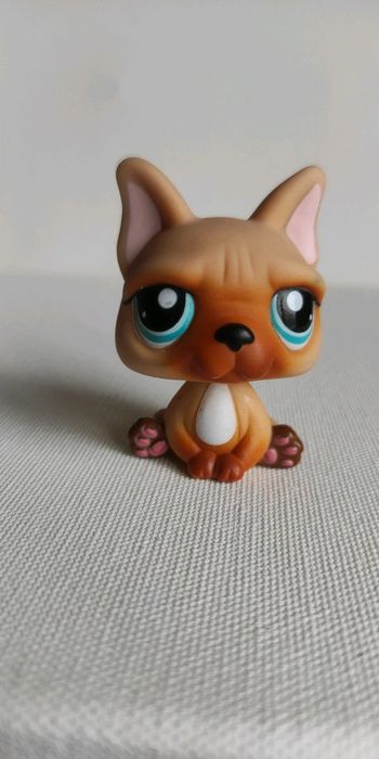 My littlest petshop chien bouledogue français 1847