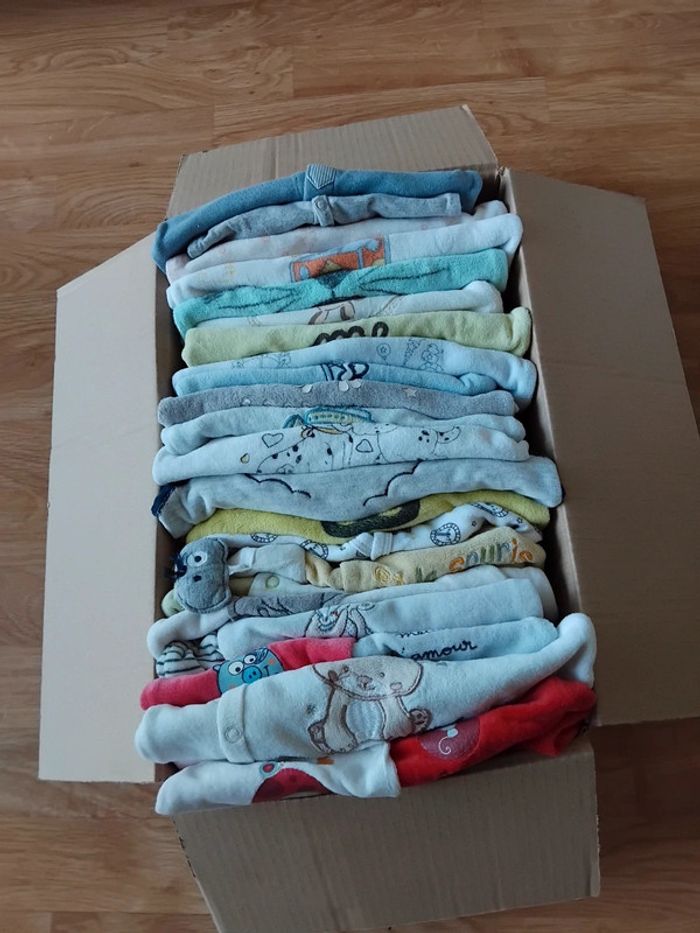 Lot pyjamas 1mois garçon