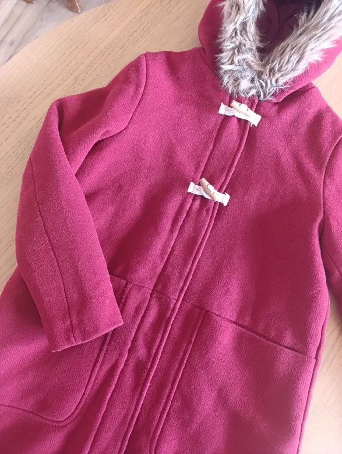 Duffle coat Vertbaudet 12 ans en drap de laine - photo numéro 2