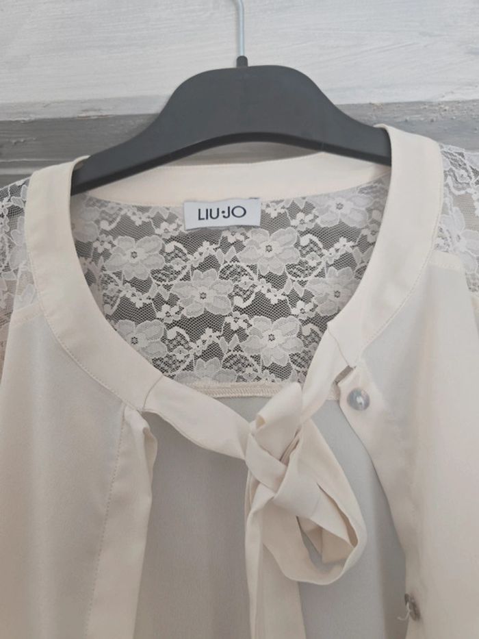 Chemise liu jo beige - photo numéro 2
