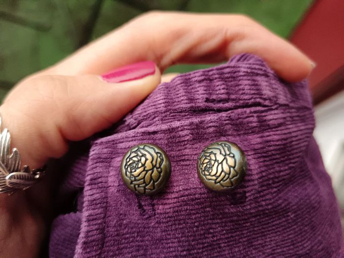 Pantalon coton aubergine - photo numéro 5