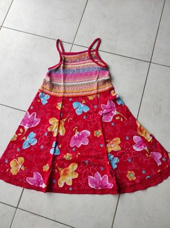 Robe petite bretelle 8 ans clayeux