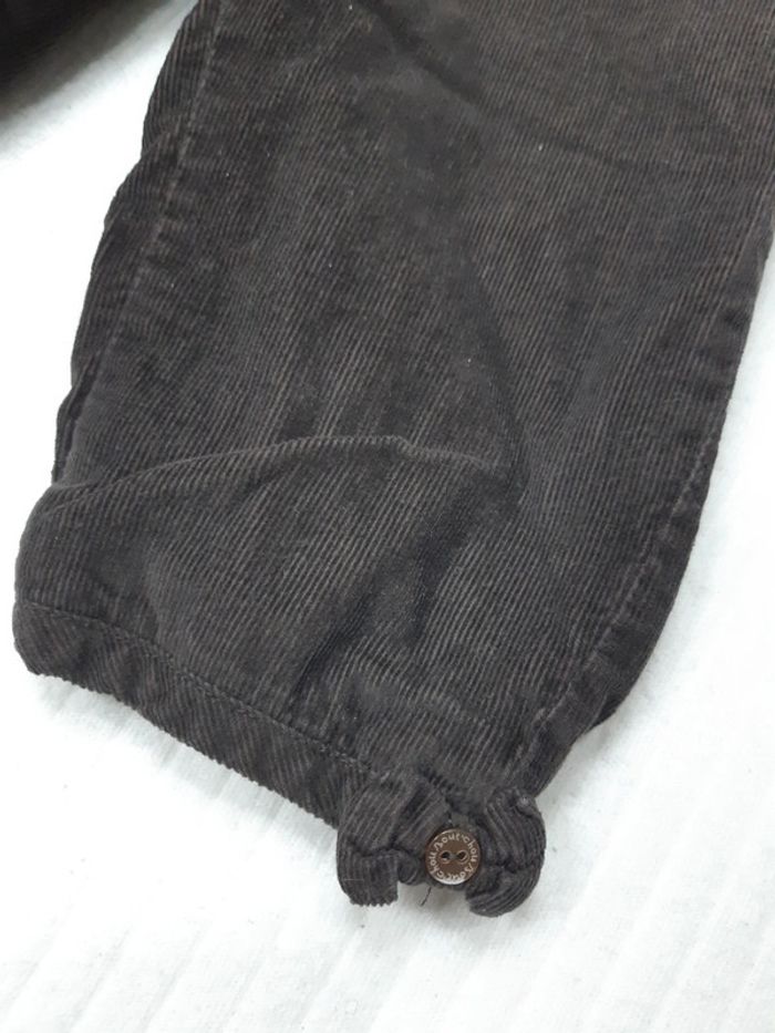 Pantalon côtelé marron Bout'chou 9 mois - photo numéro 3