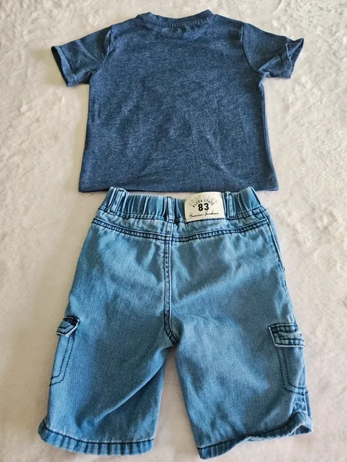 Tenue short + t-shirt 2 ans 86cm - photo numéro 7