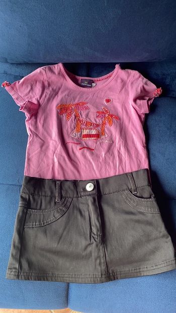 Ensemble jupe + t-shirt Sergent major