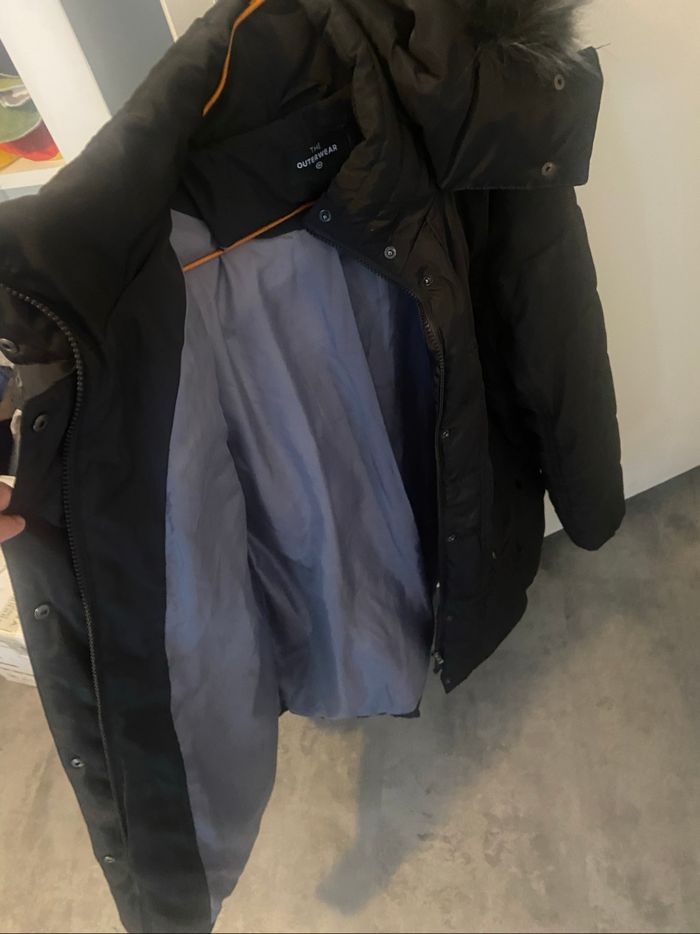 Doudoune à capuche noir - photo numéro 5
