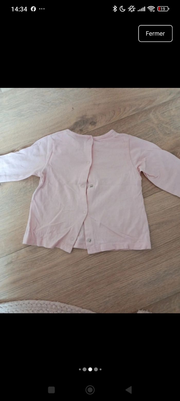 Lot 3 hauts manches longues 12 mois - photo numéro 6