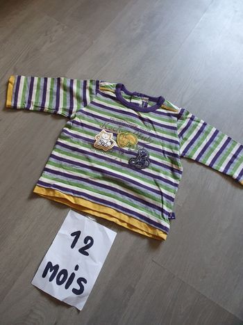 Maillot t-shirt 12mois garçon