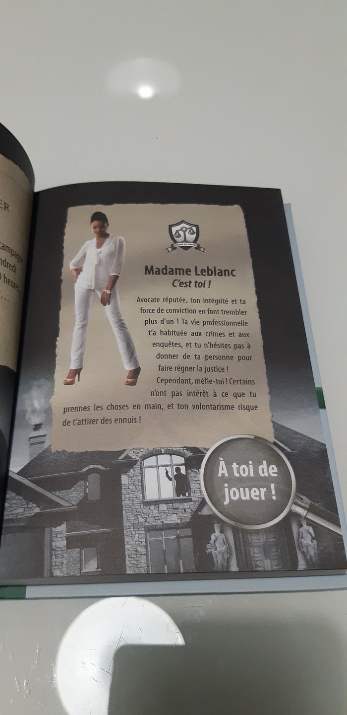 Livre Cluedo Madame Leblanc - photo numéro 4