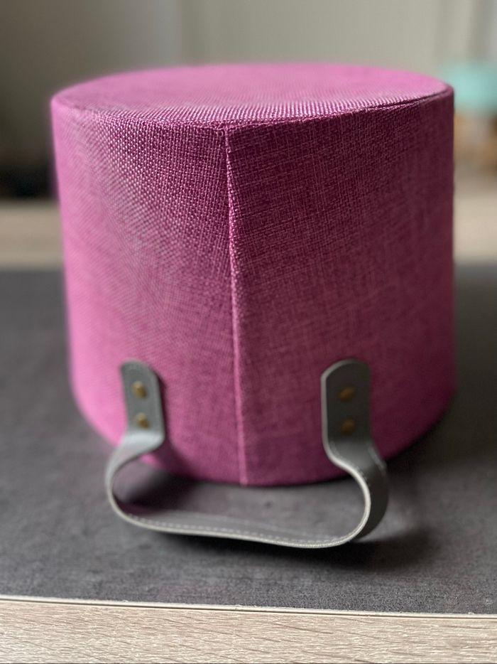 Panier rond rose tbe 30cm - photo numéro 4