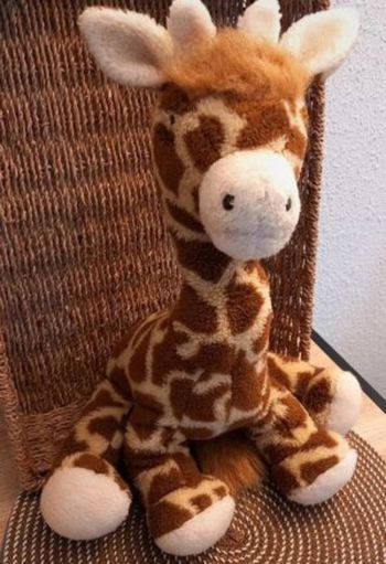 Peluche vintage girafe Ajena 42cm
