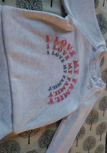 Pull 3/6mois 68cm primark