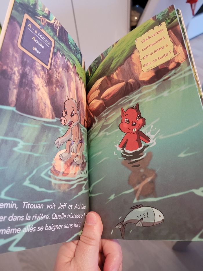 livre j apprends à lire avec les copains de la forêt. 
titouan l intrépide  (1,50e) - photo numéro 3