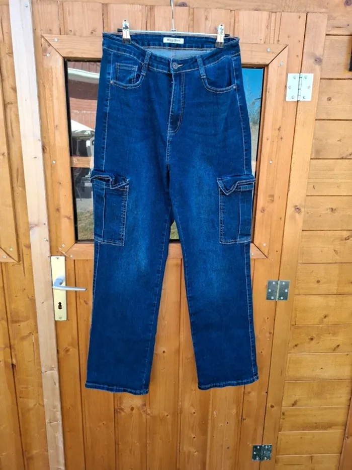 Jeans taille haute T 40