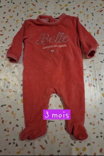 Pyjama bébé fille 3 mois