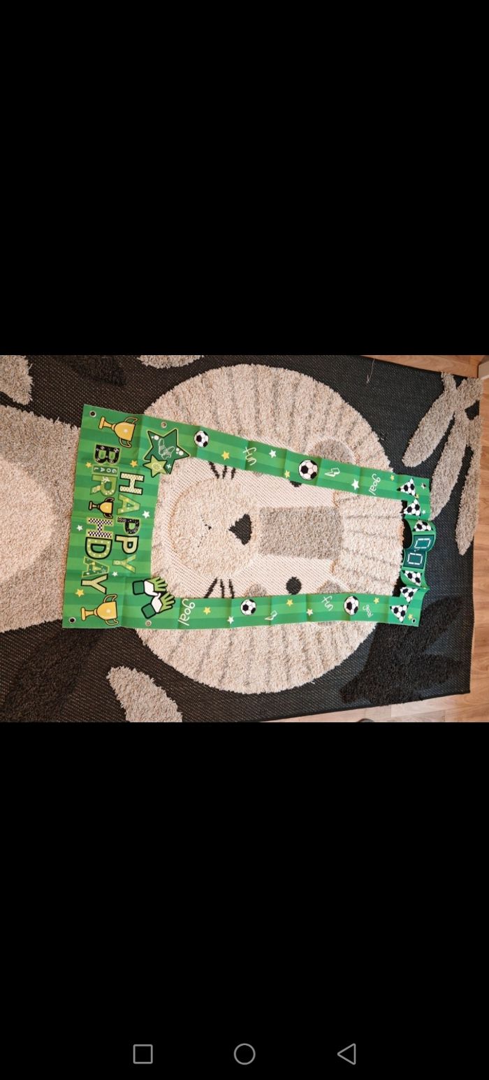 Lot de décos anniversaire foot - photo numéro 4