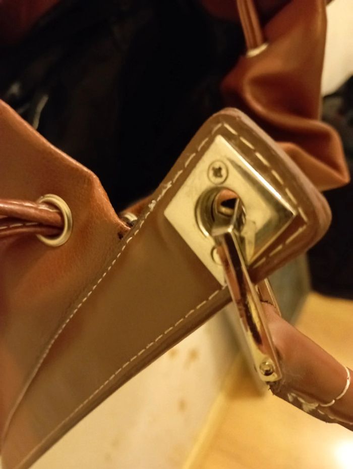 Sac à main marron clair - photo numéro 5