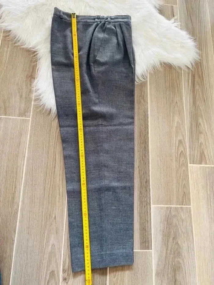 Pantalon vintage femme gris 40/L - photo numéro 5
