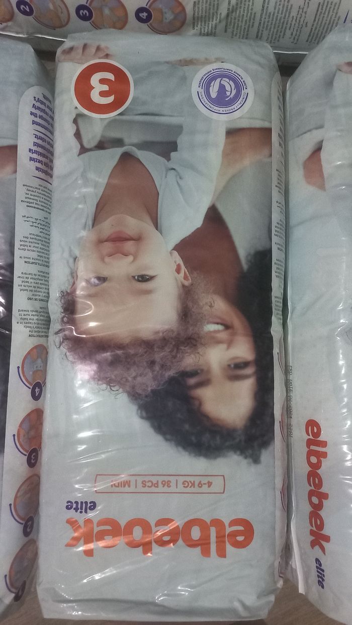 Les couches elbebek taille 3+ taille 4 - photo numéro 3