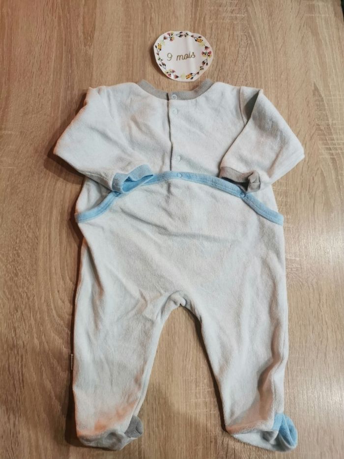 Pyjama en velour bébé 9mois absorba en très bon état - photo numéro 5