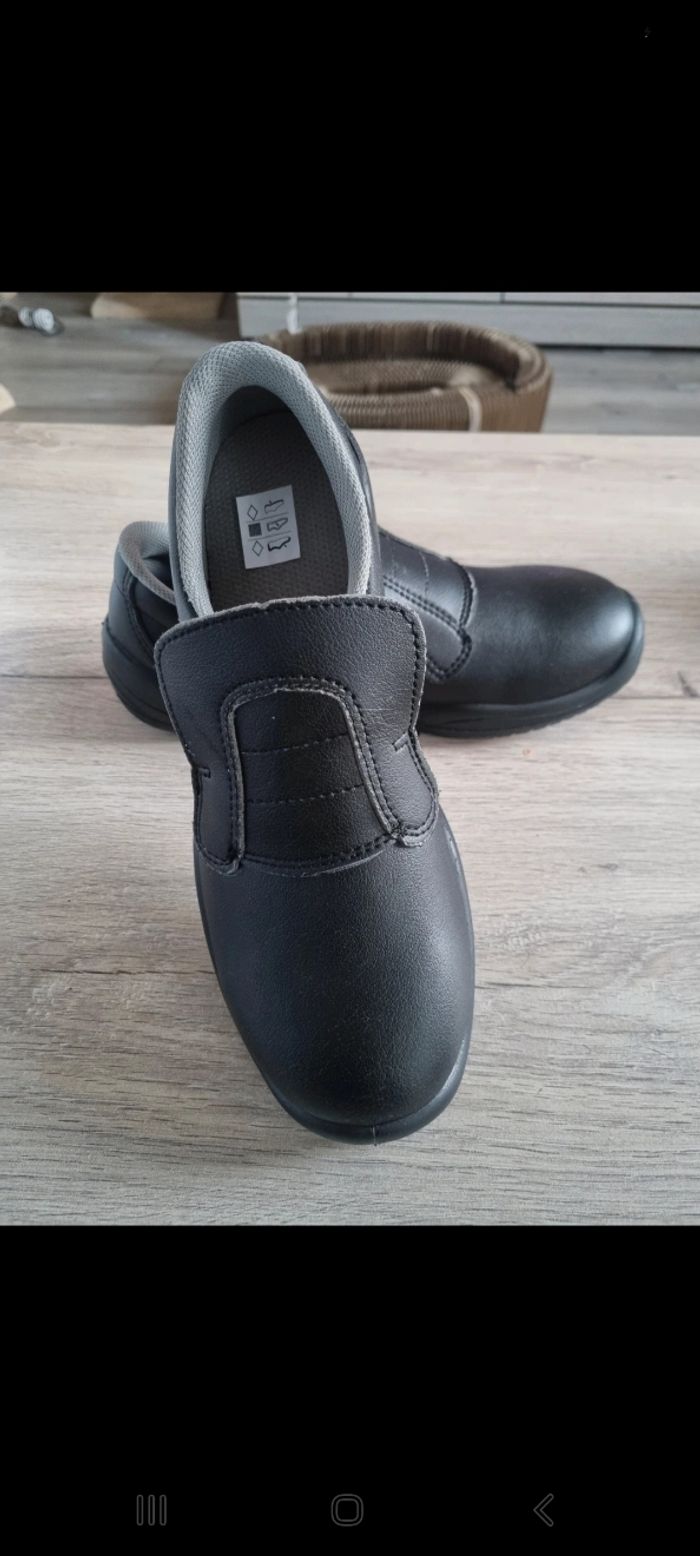 Chaussure de cuisine sécurité T38 Noir - photo numéro 2
