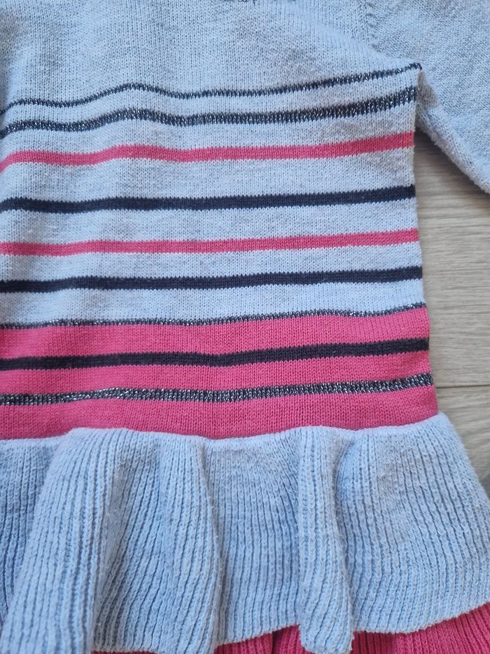 Robe pull bébé fille Terre de Marins 6 mois - photo numéro 2