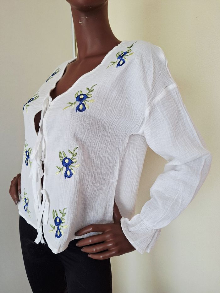 Chemise en coton taille M marque Suzzy & Milly - photo numéro 3