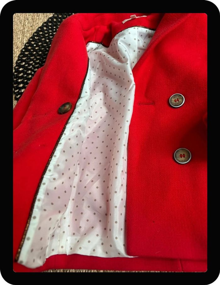 Caban rouge catimini - photo numéro 3
